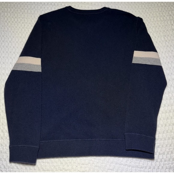 Mint $588 Todd Snyder Arm Stripe 100% Cashmere Sweatshirt Crew Neck SWEATER XL